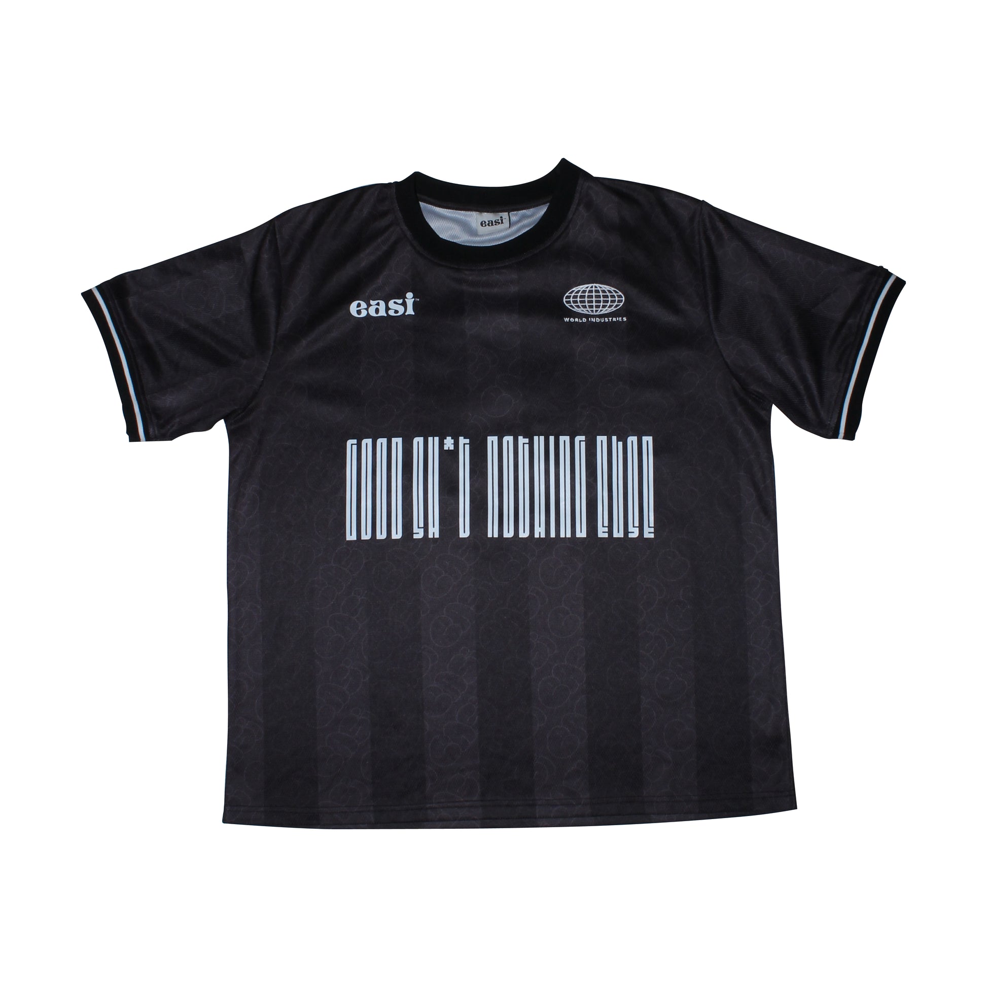 BLACK MONOGRAM JERSEY
