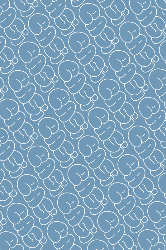 MONOGRAM SCREENSAVER: BABYBLUE